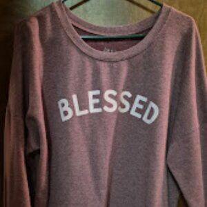 XXL Zoe & Liv Dark Pink Fleece Shirt